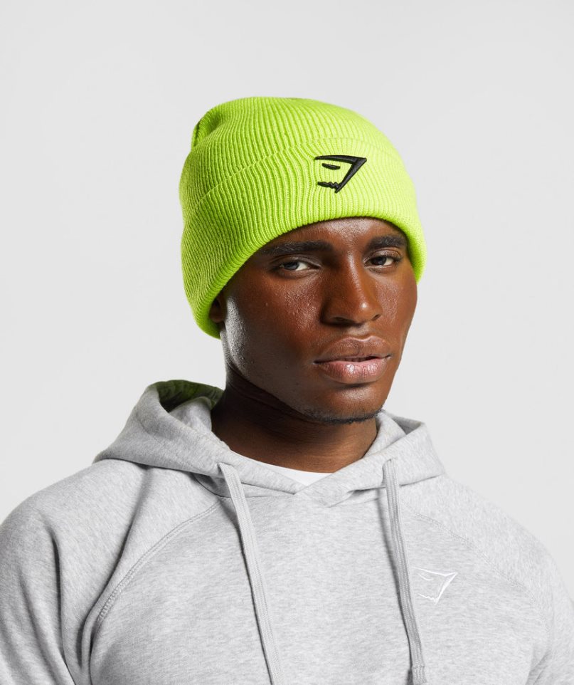 Czapki Beanie Gymshark Sharkhead Zielone | PL 596ATI